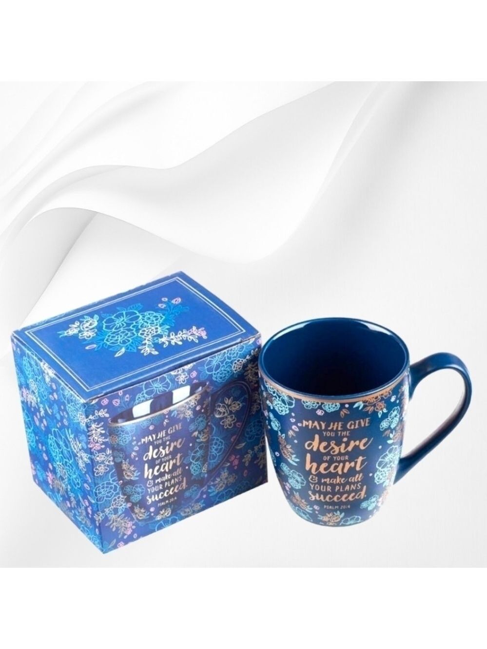 Coffee Cup with Psalm 20:4  Scripture